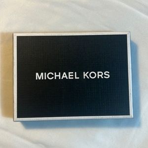 New Men's Michael Kors 'Andy' Brown Leather Card Holder in Gift Box